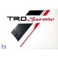 Sticker trd sportivo ทีอาดีสปอร์ตติโว่ สีดำ